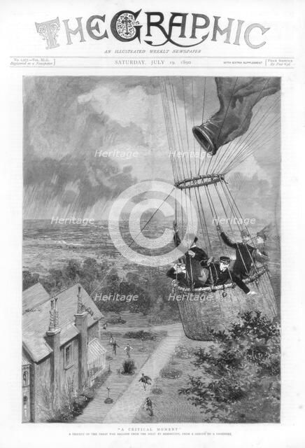 'A Critical Moment', 1890. Artist: Unknown