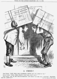 A Crisis! 1868. Artist: John Tenniel