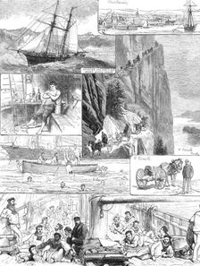 A cruise of naval volunteers: trip to Norway, 1881. Creator: C. R.