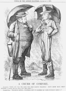 A Crumb of Comfort 1879. Creator: Joseph Swain