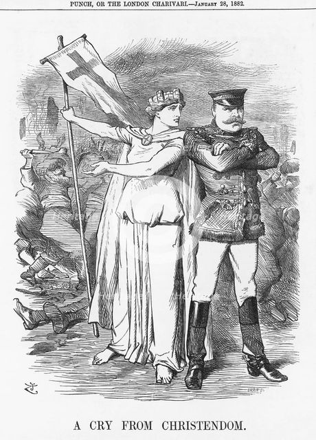 'A Cry from Christendom', 1882. Creator: Joseph Swain.