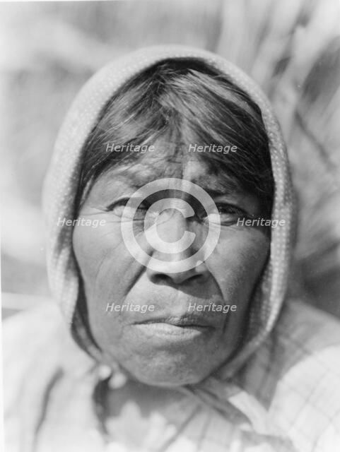 A Cupeño woman, c1924. Creator: Edward Sheriff Curtis.