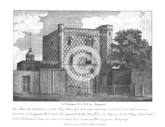 'A Curious Gate at Stepney', 1791. Artist: Unknown.