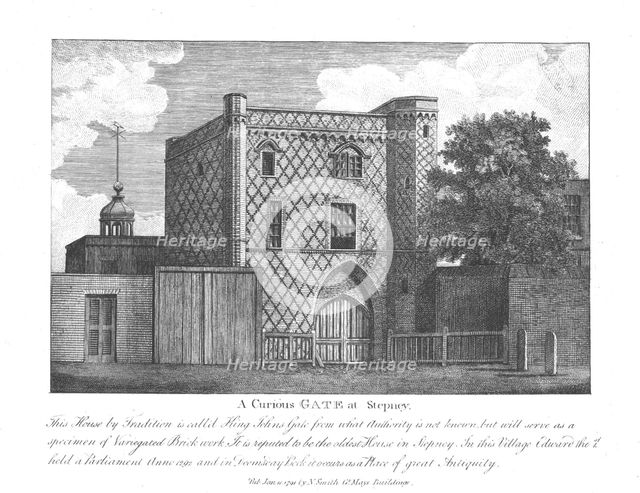 'A Curious Gate at Stepney', 1791. Artist: Unknown.