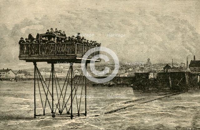 'A Curious Rolling Bridge', 1882. Creator: Unknown.