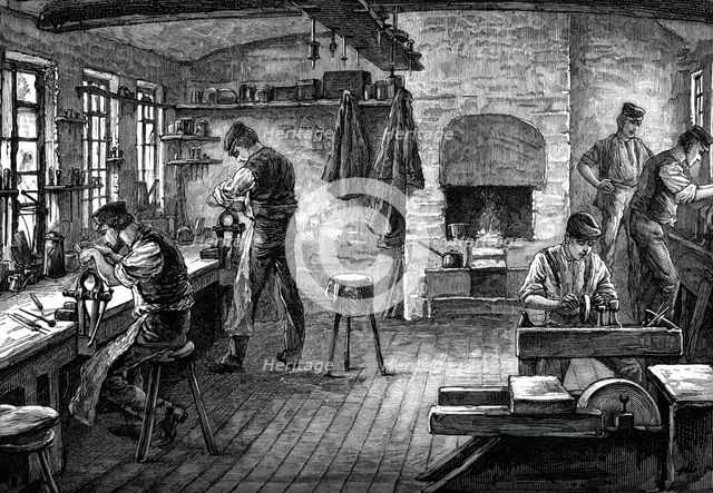 A cutler's shop, c1880. Artist: Unknown