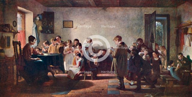 'A Dame's School', 1845, (1904). Artist: Thomas Webster.