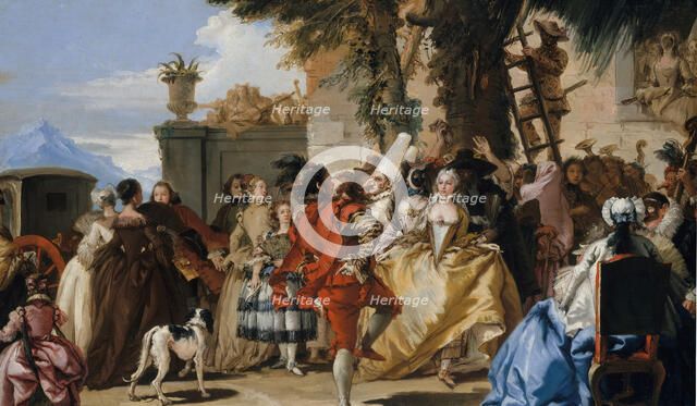 A Dance in the Country, ca. 1755. Creator: Giovanni Domenico Tiepolo.