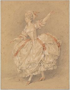 A Dancer, 1777. Creator: Jean-Michel Moreau