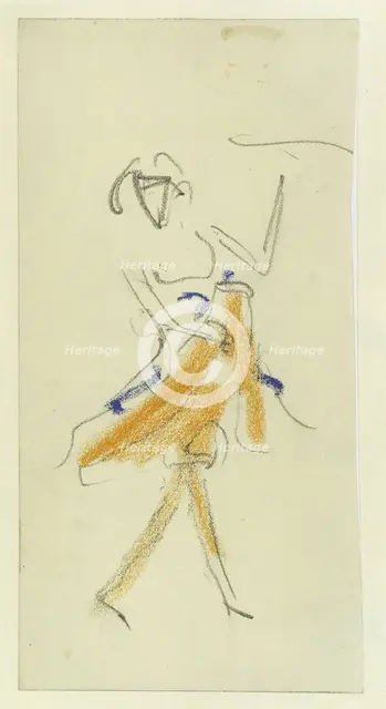 A Dancer, 1909-1910. Artist: Kirchner, Ernst Ludwig (1880-1938)