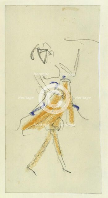 A Dancer, 1909-1910. Artist: Kirchner, Ernst Ludwig (1880-1938)