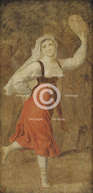 A Dancing Italian Girl, 1813-1816. Creator: CW Eckersberg.