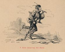 A Dane securing his Booty c1860, (c1860). Artist: John Leech