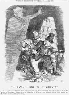 "A Daniel Come to Judgement!", 1880. Creator: Joseph Swain