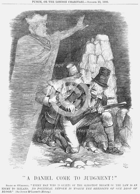 "A Daniel Come to Judgement!", 1880. Creator: Joseph Swain.