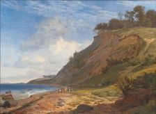 A Danish Coast. View from Kitnæs on Roskilde Fjord. Zealand, 1843. Creator: Johan Thomas Lundbye