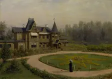 A Dacha, 1892. Artist: Lagorio, Lev Felixovich (1827-1905)