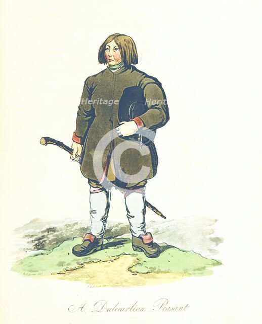 A Dalecarlion Peasant, 1813.  Creator: Joseph Constantine Stadler.
