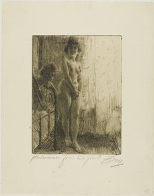 A Dark Corner, 1903. Creator: Anders Leonard Zorn