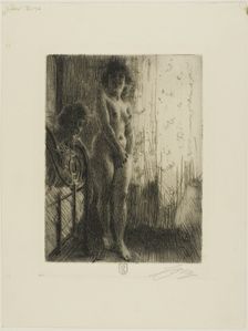 A Dark Corner, 1903. Creator: Anders Leonard Zorn