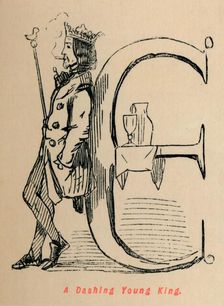 A Dashing Young King c1860, (c1860). Artist: John Leech
