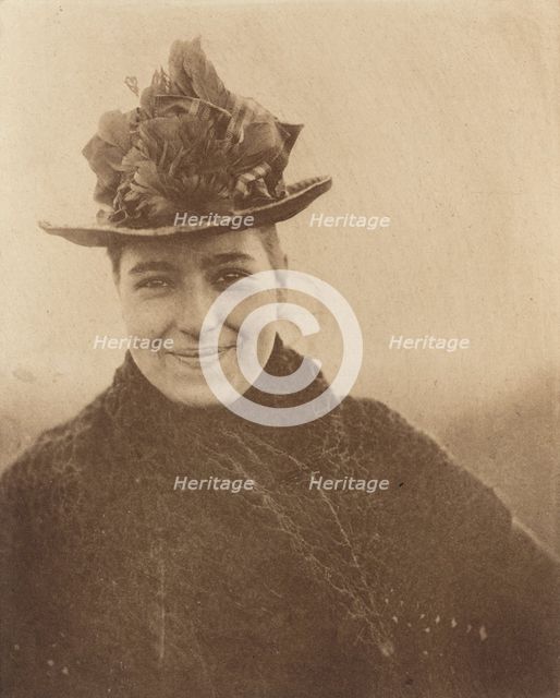 A Daughter of the Marshland, 1890-1891, printed 1893. Creator: Dr Peter Henry Emerson.