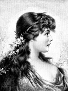 A Daughter of Spring, 1895. Creator: Unknown