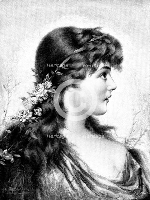 A Daughter of Spring, 1895. Creator: Unknown.