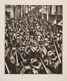 A Dawn, 1914, pub. 1915. Creator: Christopher Richard Wynne Nevinson (1889 – 1946)