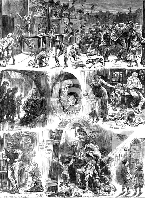 A Day in Town, 1883. Creator: Unknown.