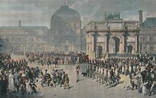 A Day of Review Under The Empire, Place Du Carrousel 1810, (1896)