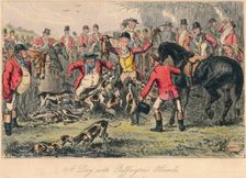A Day with Puffington's Hounds 1865. Artists: Bradbury, Evans and Co, Hablot Knight Browne, John Leech