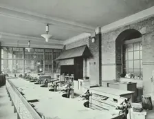 A day technical class for boys at the Central School of Arts and Crafts, Camden, London, 1911