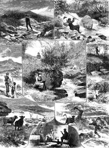 A Day's Fishing on the Teign, 1883. Creator: Unknown