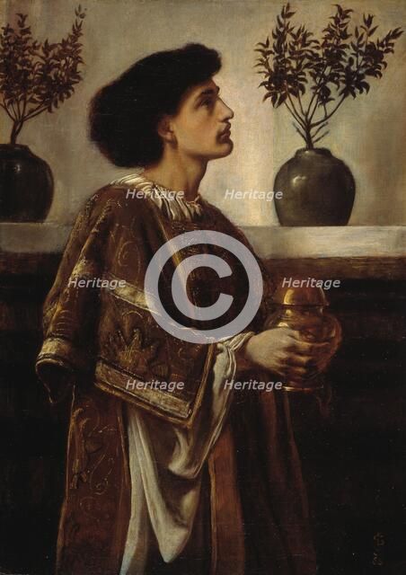 A Deacon, 1863. Creator: Simeon Solomon.