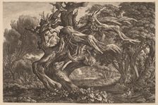 A Dead Oak Tree, c. 1830. Creator: Carl Wilhelm Kolbe the elder