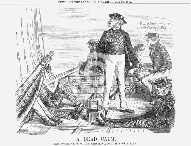 'A Dead Calm', 1862. Creator: Unknown.
