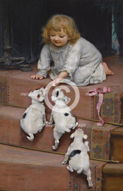 A dead heat. Creator: Elsley, Arthur John (1861-1952).