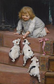 A dead heat. Creator: Elsley, Arthur John (1861-1952)