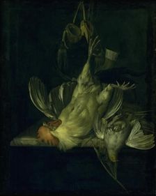 A Dead White Cock, 1642-1683. Creator: Willem van Aelst