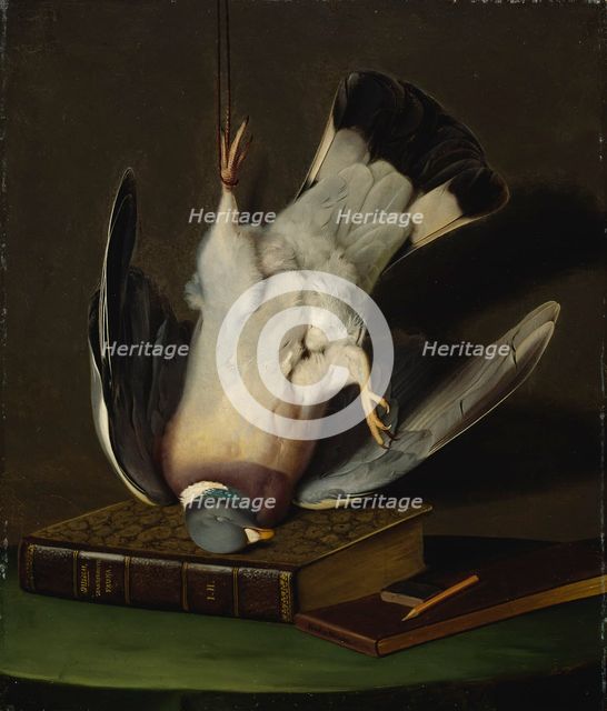 A Dead Wood Pigeon, 1867. Creator: Ferdinand von Wright.
