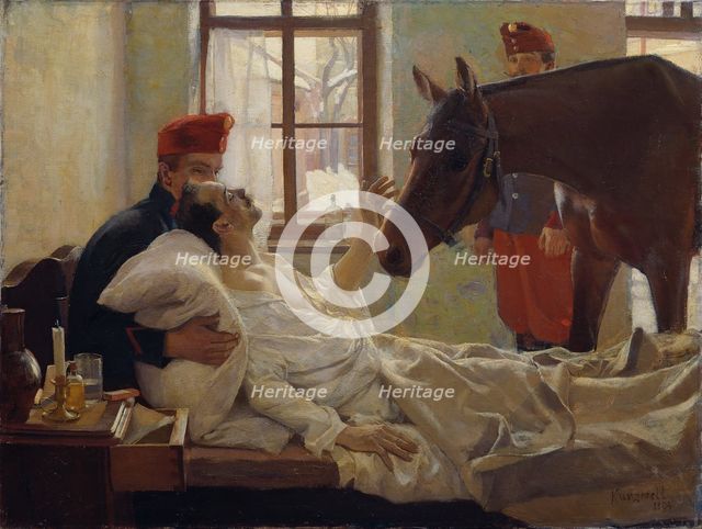 A dear visitor, 1894. Creator: Kurzweil, Max (Maximilian) (1867-1916).