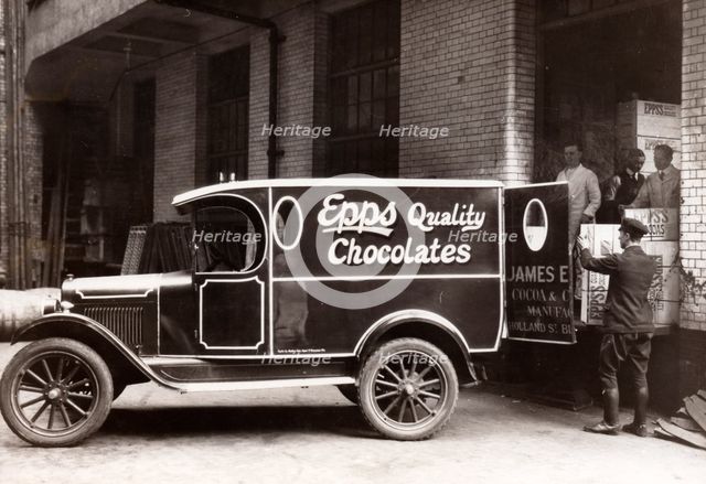 A delivery lorry, Blackfriars, London, 1924. Artist: Unknown