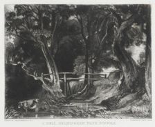 A Dell, Helmingham Park, Suffolk, 1830. Creator: David Lucas