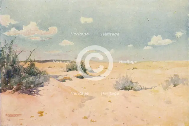 'A Desert Study at Tel-El-Kebir', c1880, (1904). Artist: Robert George Talbot Kelly.