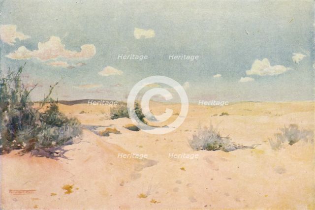 'A Desert Study at Tel-El-Kebir', c1880, (1904). Artist: Robert George Talbot Kelly.
