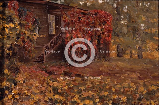 A deserted country house, 1909. Artist: Bakhtin, Konstantin Nikolayevich (1873-after 1928)