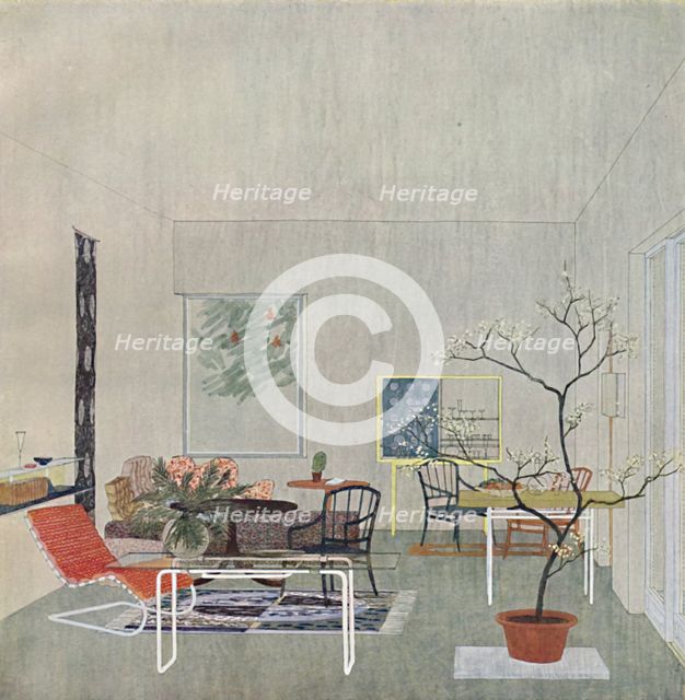 'A design for a Gartenraum by Georg Steinklammer of Vienna', 1935. Artist: Unknown.
