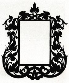 A design for a picture frame titled Aesthetic 1898