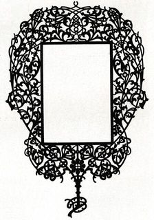 A design for a picture frame titled Armiger 1898
